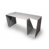 Preloved Monobloc aluminum desk by Benoît Parisel