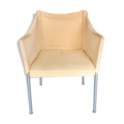 Amazing preloved vintage white armchair by Phillipe Starck