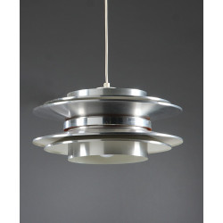 Chrome metal pendant lighting