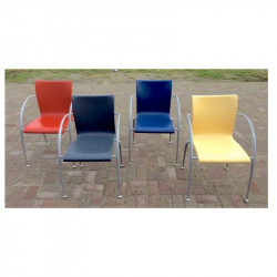 Set of 4 Modde chairs by Martin Ballendat for Wiesner Hager