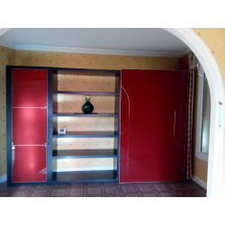 Roche Bobois red library