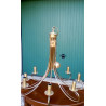 Preloved vintage brass chandelier