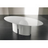 Amazing preloved Gong oval dining table by Meridiani
