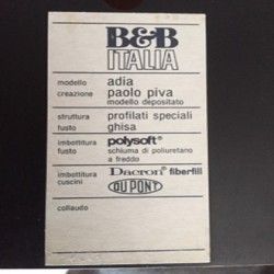 Preloved vintage Paolo Piva "ADIA" daybed sofa for B & B Italia