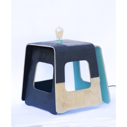 Preloved concrete table lamp by Patou