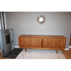 Enfilade d'occasion scandinave vintage en teck par Bernhard Pedersen