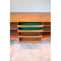 Enfilade d'occasion scandinave vintage en teck par Bernhard Pedersen