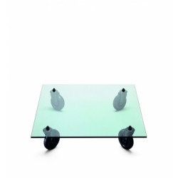 Preloved glass coffee table by Gae Aulenti for Fontana Arte