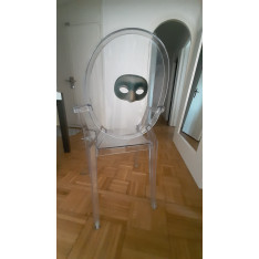 Fauteuil Louis Ghost transparent philippe starck