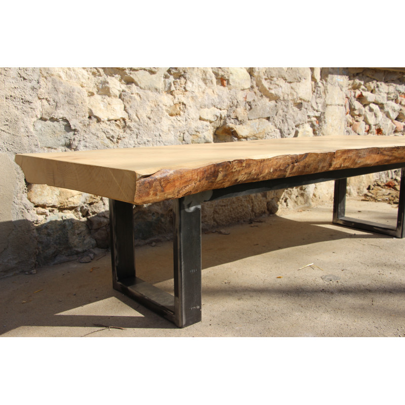  TABLE BASSE LIVE EDGE  so chic so design