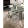 Glass coffee table - so chic so design