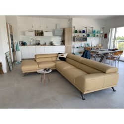 canapé d'angle azur par Roche Bobois sur so chic so design site de l'occasion 