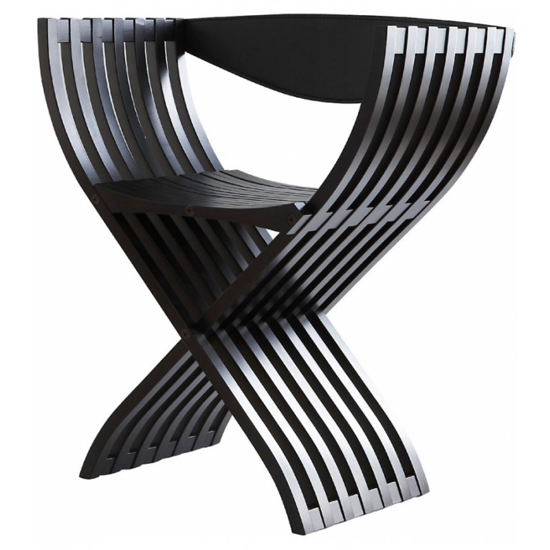 Ligne Roset Curule Chair, Reedition by Pierre Paulin