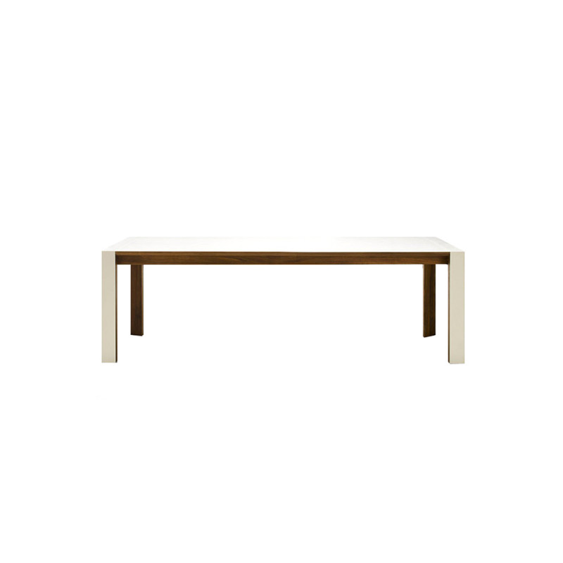 Table Pure en Noyer et Corian