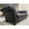 Canapé 2 places en cuir noir neuf édité par ROMEO sur So chic so Design 