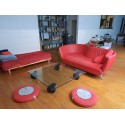 Superbe canapé design De Sede DS-102 Rouge