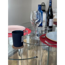 Table en verre Luxor - Design Rodolfo Dordoni- Edition exclusive FIAM sur le site de l'occasion So Chic So Design