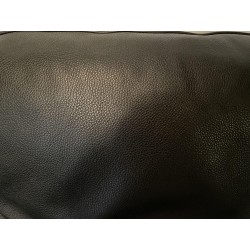 Grand Canapé Toot cuir noir avec meridienne