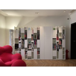 Bibliothèque Random blanche 4 modules - MDF Italia sur le site de l'occasion haut de gamme So Chic So Design 