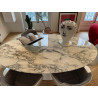 Table Tulip marbre Saarinen, KNOLL sur le site de l'occasion haut de gamme So Chic So Design