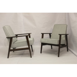 Paire de fauteuils Henryk Lis 300-190 années 1970.