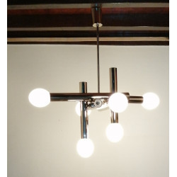 Gaetano Sciolari Space Age Chandelier 1970