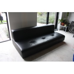 Canapé cuir noir, Cinna sur So Chic So Design, site occasion de luxe