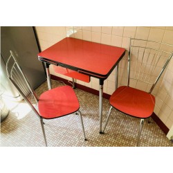 Table Formica Rouge