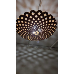 Suspension David Trubridge FLAX 150 cm - Bois naturel