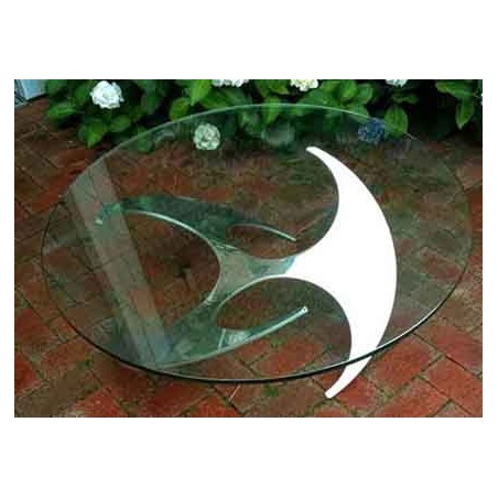 table basse circulaire "Propeller" par Knut Hesterberg 60's