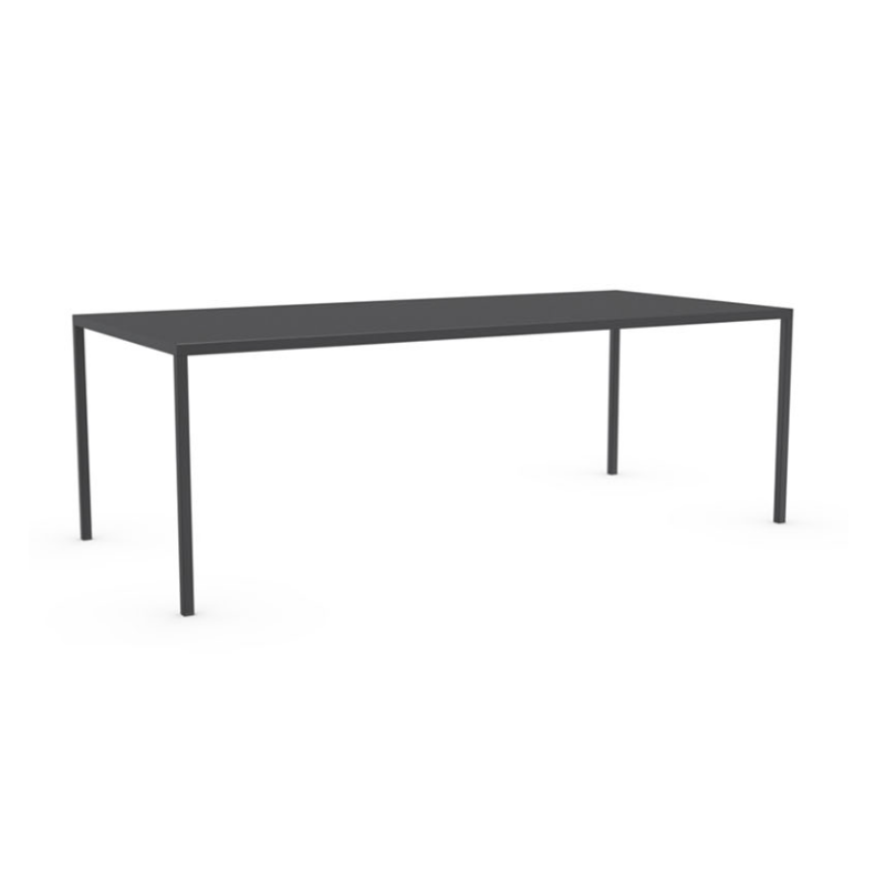 Table en acier noir de Héron Calligaris