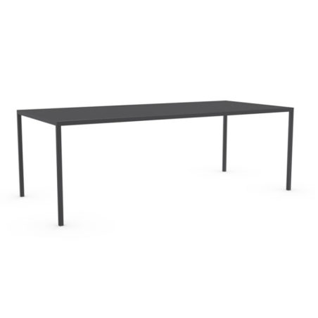 Table en acier noir de Héron Calligaris