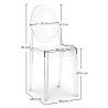 Chaise Victoria Ghost Kartell par Philippe Starck