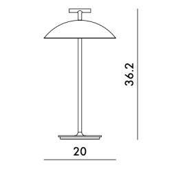 Mini Geen-A - lampe à poser nomade - Kartell