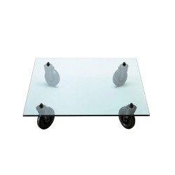 Table basse Tavolo Con Ruote Fontana Arte par Gae Aulenti