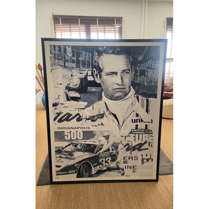 Tableau Paul Newman par Jean-Christophe Martinez