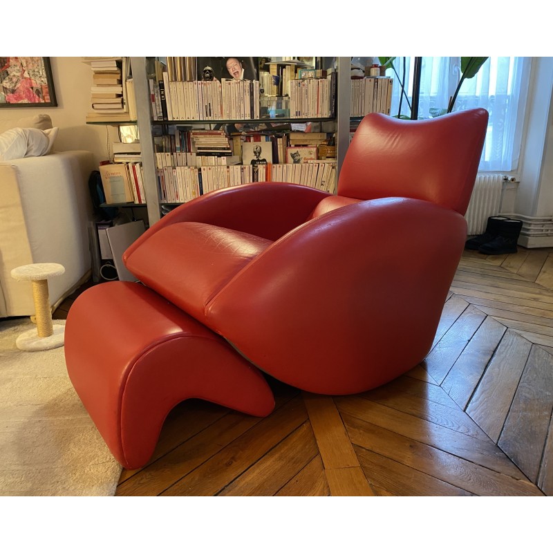 Fauteuil à bascule Bunny par Hiroyuki Yamakado