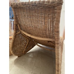 Fauteuil en rotin Karlskrona Ikea par Carl Öjerstam