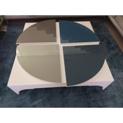 Table basse blanche Victor chez Roche Bobois