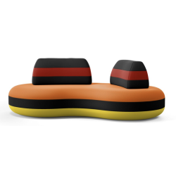 Roche Bobois BOMBOM banquette 3 places