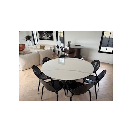 Table de repas ronde Alliage Roche Bobois
