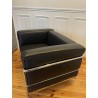 Fauteuil LC3 noir-le corbusier- Collection Cassina