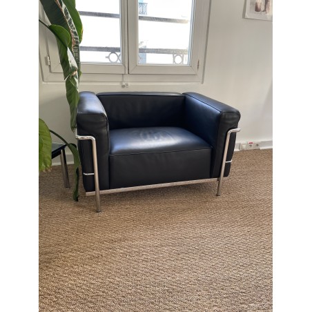 Fauteuil LC3 noir cuir - Le Corbusier Fauteuil LC3 noir cuir - Le Corbusier