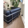 Fauteuil LC3 noir cuir - Le Corbusier