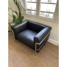 Fauteuil LC3 noir cuir - Le Corbusier