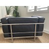 Fauteuil LC3 noir cuir - Le Corbusier