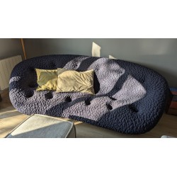 Ploum Ligne Roset grand canapé haut dossier 3 places