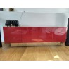 Élégance ( buffet rouge TV rétractable) Roche Bobois