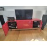 Élégance ( buffet rouge TV rétractable) Roche Bobois