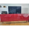 Élégance ( buffet rouge TV rétractable) Roche Bobois